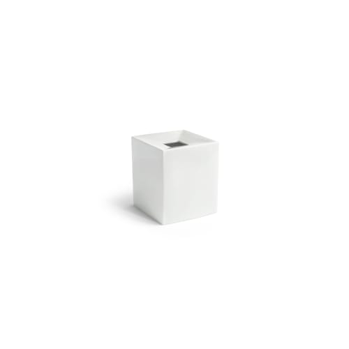 Lisbon Tissue Box Cover, White